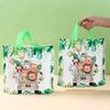 25/50pcs Safari Gift Bags Non Woven Jungle Animal Goodie Treat Bags for Kid Safari Themed Baby Shower Birthday Party Supplies