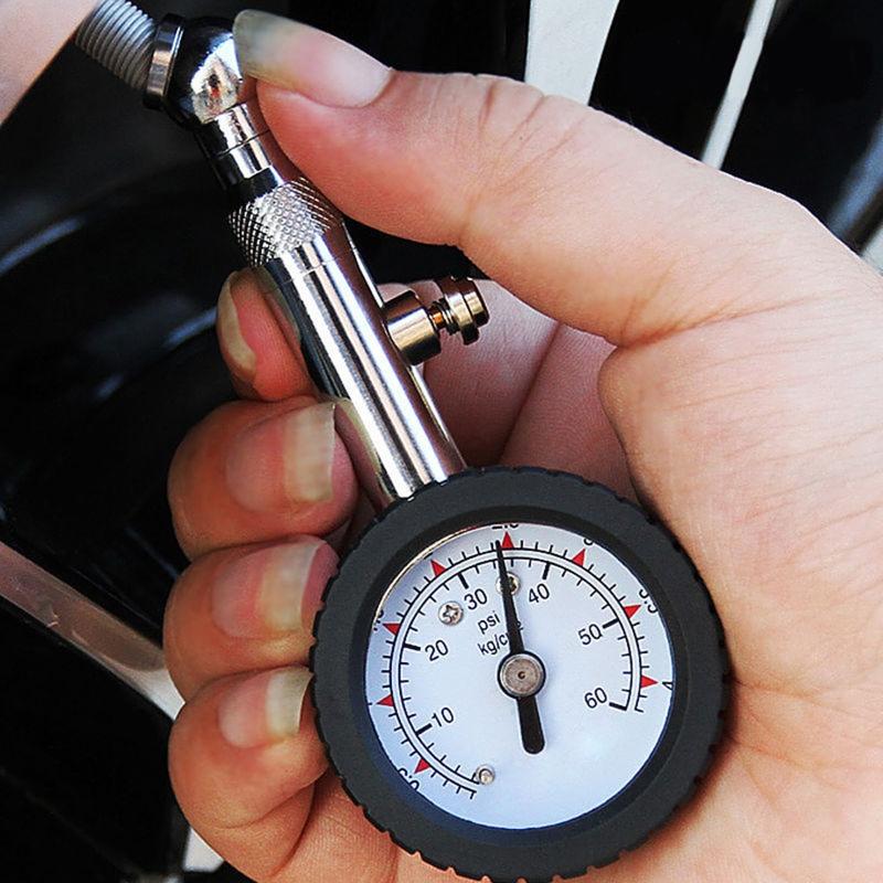 Heavy Duty Tire Pressure Gauge High Accuracy Air Pressure Tire Gauge with Quick Deflator Metal Chip for Car Auto Bikes