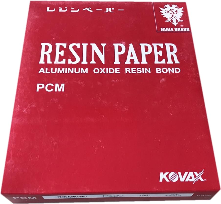 

Kovacs Resin Paper P120 100 sheets Dry sanding paper 230×280mm PC-M