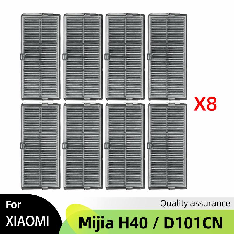 Fit For ( Xiaomi Mijia H40 / D101CN ) Main Side Brush Hepa Filter Wipe Cloths Dust Bag Robot Vacuums Accessories Part