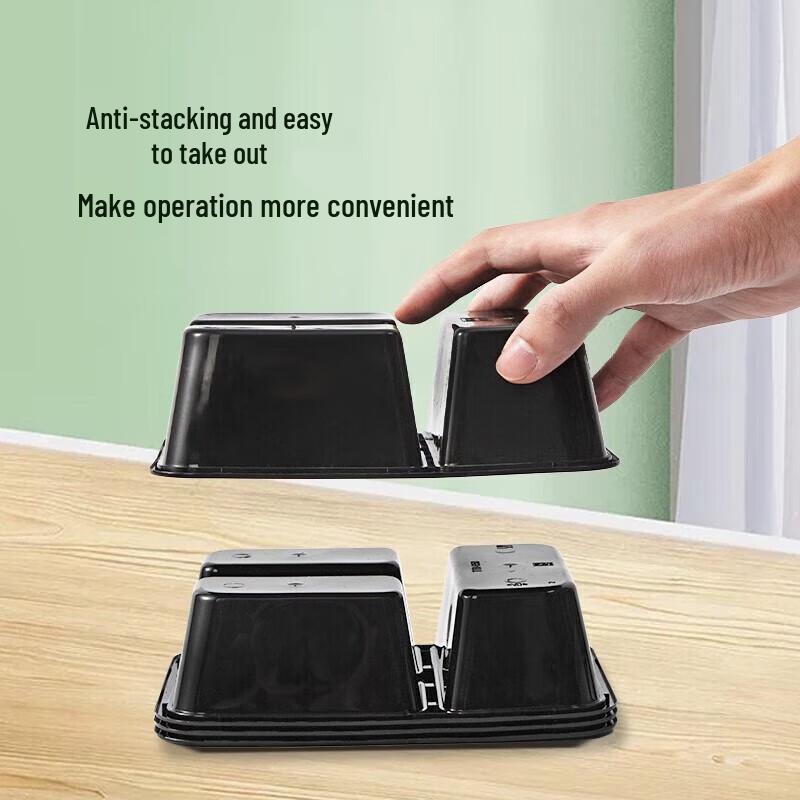 Disposable Microwavable 5-Compartment Lunch Boxes