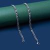 Hip Hop Cuban Chain Necklace for Men Women Punk 3 To 7 MM Stainless Steel Choker Necklace Vintage Jewelry Accessories
