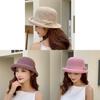 Summer Breathable Woven Sun Hat With Curved Brim For Moms And Outdoors