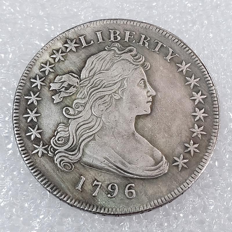 

Antique US Half-Dime Coins (1795-1798) - Set of 4 Brass Commemoratives