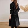 Fashion Spring Slim Long Windbreaker Coat Women Chic Overcoat