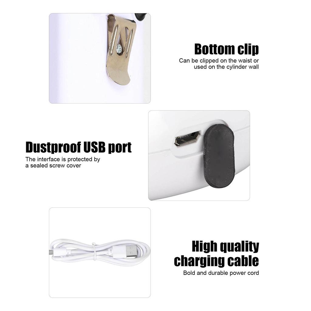 Fish     Pump Portable Dustproof USB Port Quiet Aquarium Rechargeable   Pump with Dual Mode
