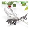 Smiti Animal Chrome Chopstick Rests / Knife Rests, Set of 5 (Dachshund, Black)