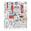 Union Jack London Blanket Soft Comfortable Flannel Blanket For Bed Sofa Chair Nap Travel Camping Blanket