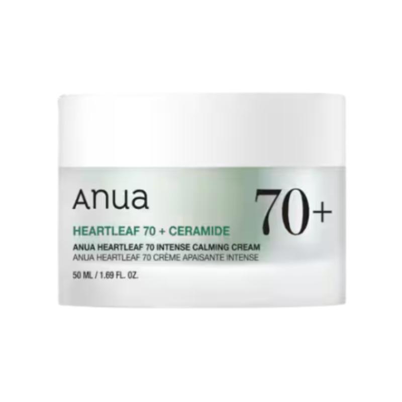Anua Heartleaf 70% Intense Calming Cream 50ml – Soothing & Moisture Barrier Repair Cream for Sensitive Skin
