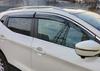 Windshields with Chrome (4 Pcs, Sunplex Chrome) for Nissan Qashqai 2014-2021