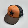 Embroidery Pentagram Color Matching Baseball Cap Men'S And Women'S Mesh Personality Simple And Versatile Truck Hat