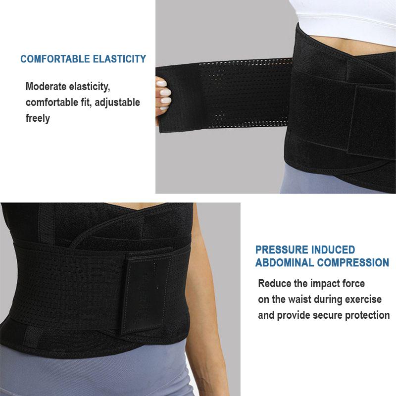 Adjustable Dual Compression Waist Trainer with Widened and Enlarged Elastic Band Suitable for Fitness Elastic Support Band