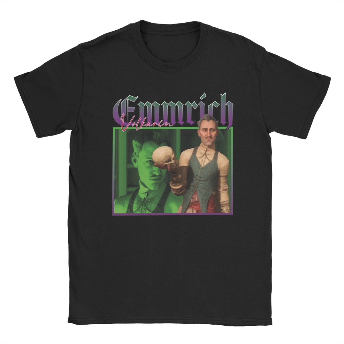 

Emmrich Volkarin T Shirts for Men 100% Cotton Leisure T-Shirts Round Neck Dragons Ages Tee Shirt Short Sleeve Tops Adult S разноцветный
