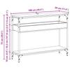 Artisan Oak Console Table 100 x 29 x 75 cm Particleboard