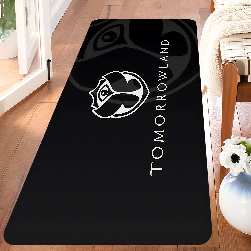 

TOMORROWLAND Music Door Mat Kids Room Bedroom Decoration Balcony Anti-Slip Doormat Living Room Doormat Area Rug 40x60cm