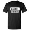 Alcohol Pants Sarcastic Cool Graphic Gift Idea Adult Humor Funny Printed T-Shirt