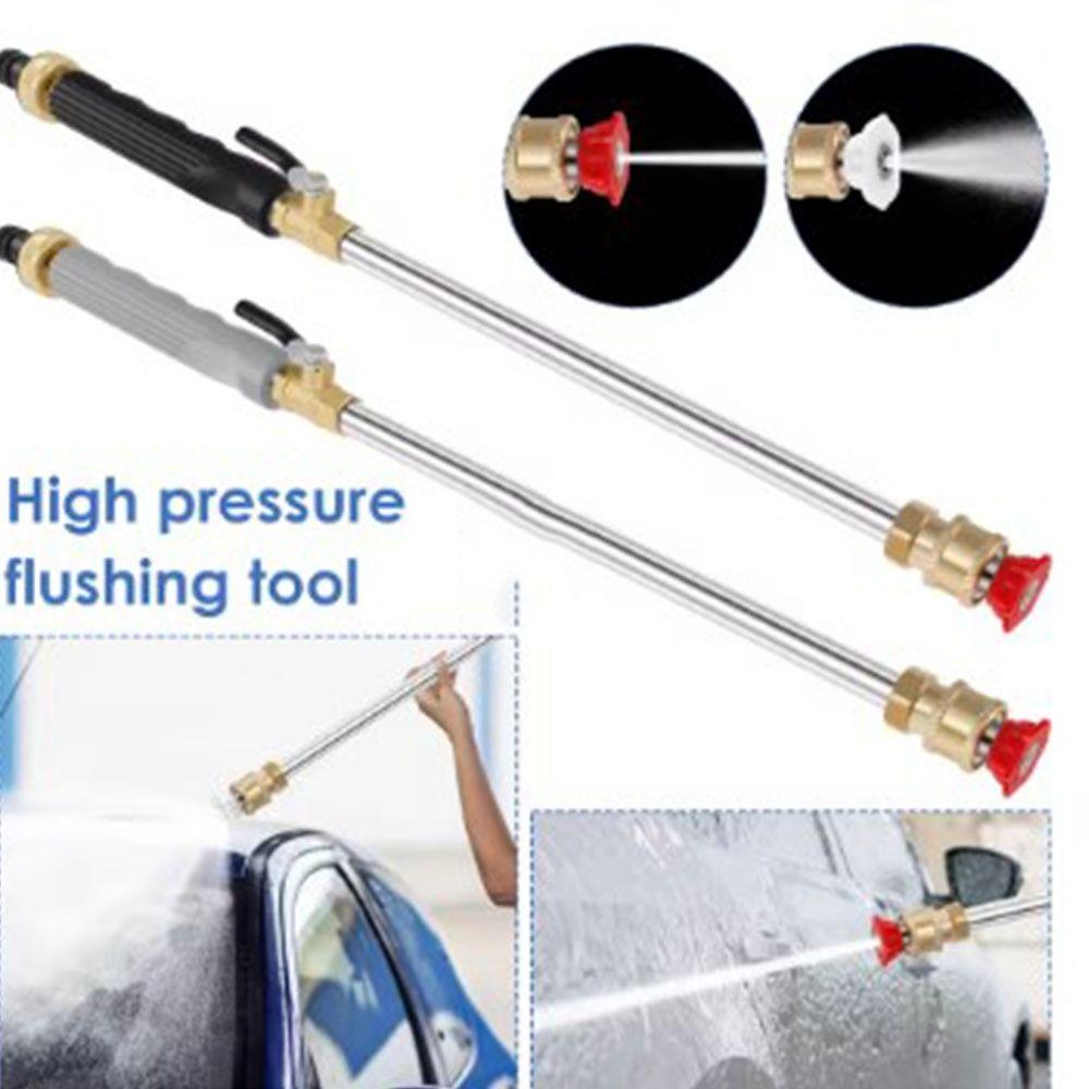 Heavy-Duty Metal Jet High Pressure Power Washer Water Hose Nozzle  Garden Irrigation
