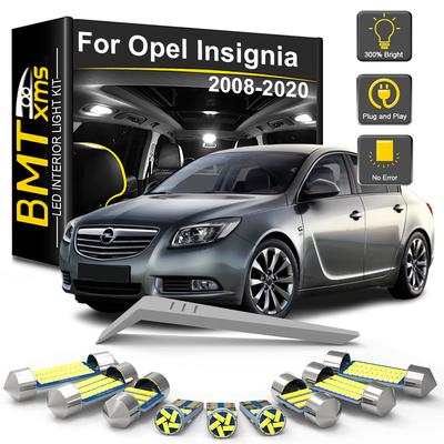 BMTxms Canbus For Opel Insignia A G09/ST B 2008-2019 2020 LED Interior Lights Kit Dome Trunk Mirror Glove Box Lamp Accessories Dome Lights 6