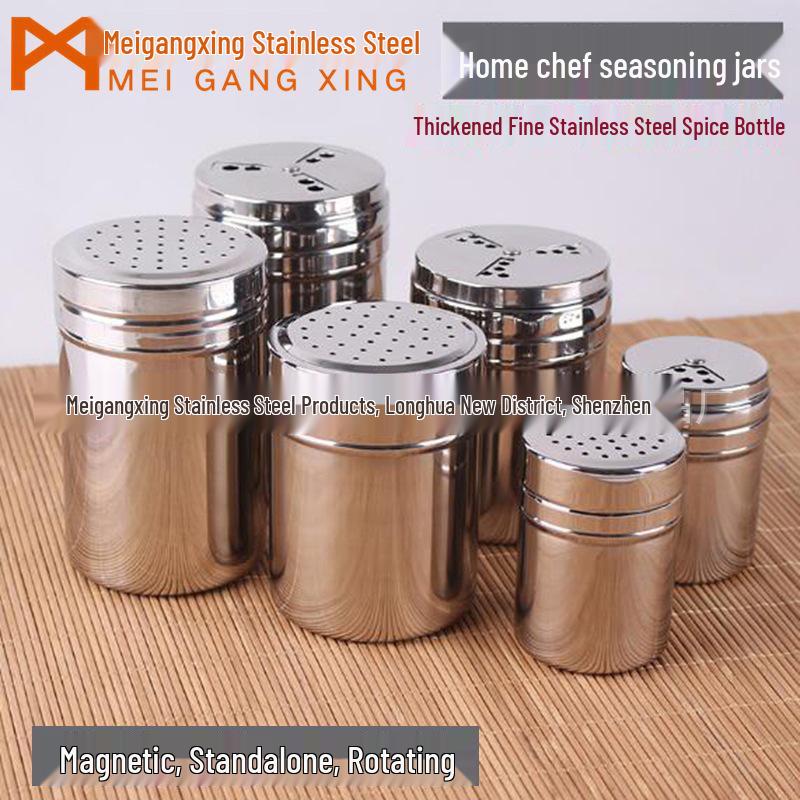 

Stainless Steel Seasoning Jar and Toothpick Holder Set Single-use Small (5.5*7cm) 500 units