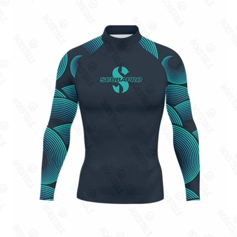 Ανδρικό Ελαφρύ Αντιηλιακό Μαγιό Rash Guard Γρήγορου Στεγνώματος Προστασία UV για Surfing, Κατάδυση, Παραλία, Θαλάσσια Σπορ Καλοκαίρι