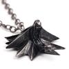 Retro Classic Fashion Pendant Witcher 3 Metal Wolf for Head Men's Animal Necklace Jewelry European American Games Jewelr