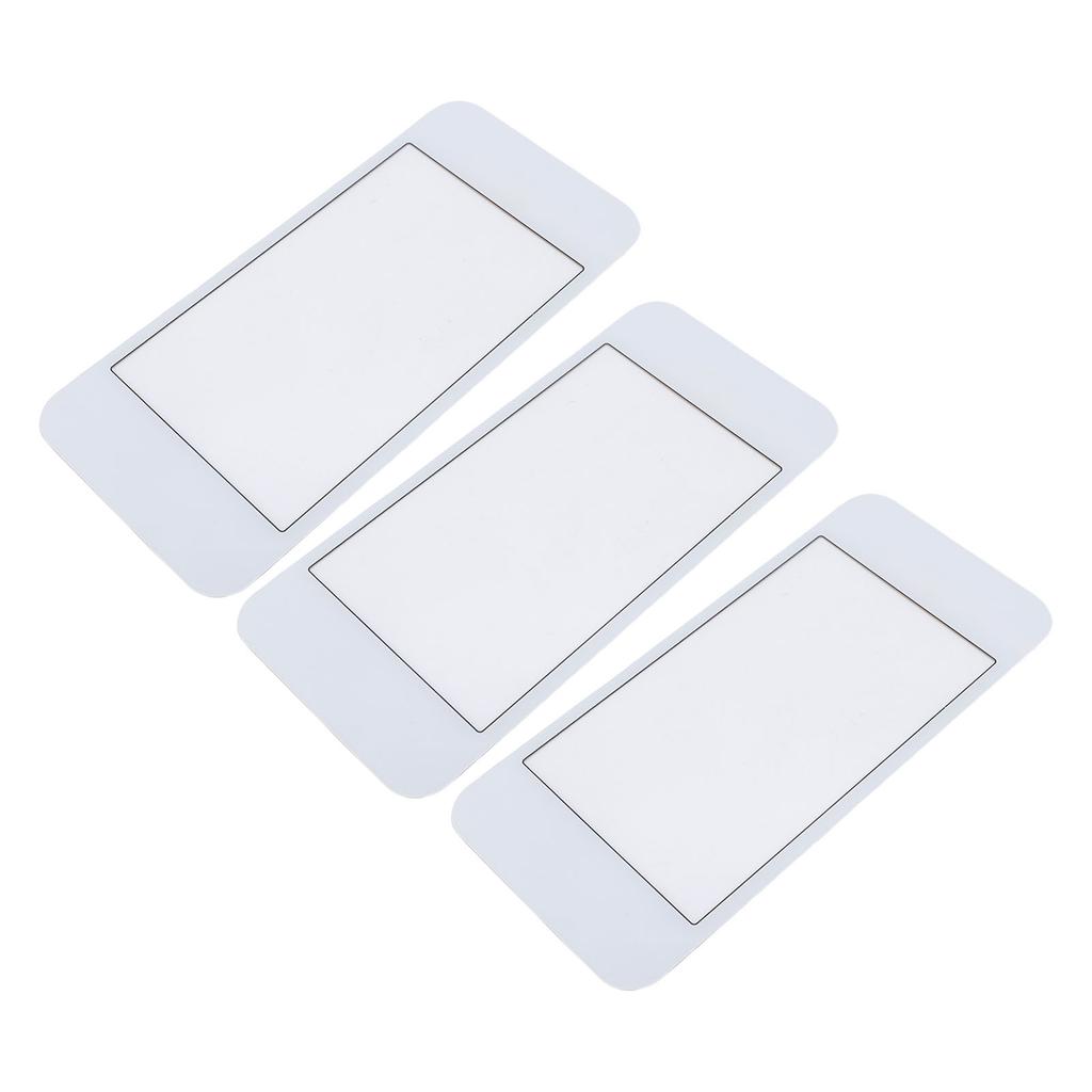 3PCS Top Screen Lens for New 2DS XL Resin Game Console Upper Top Screen Lens Replacement Cover with Adhesive