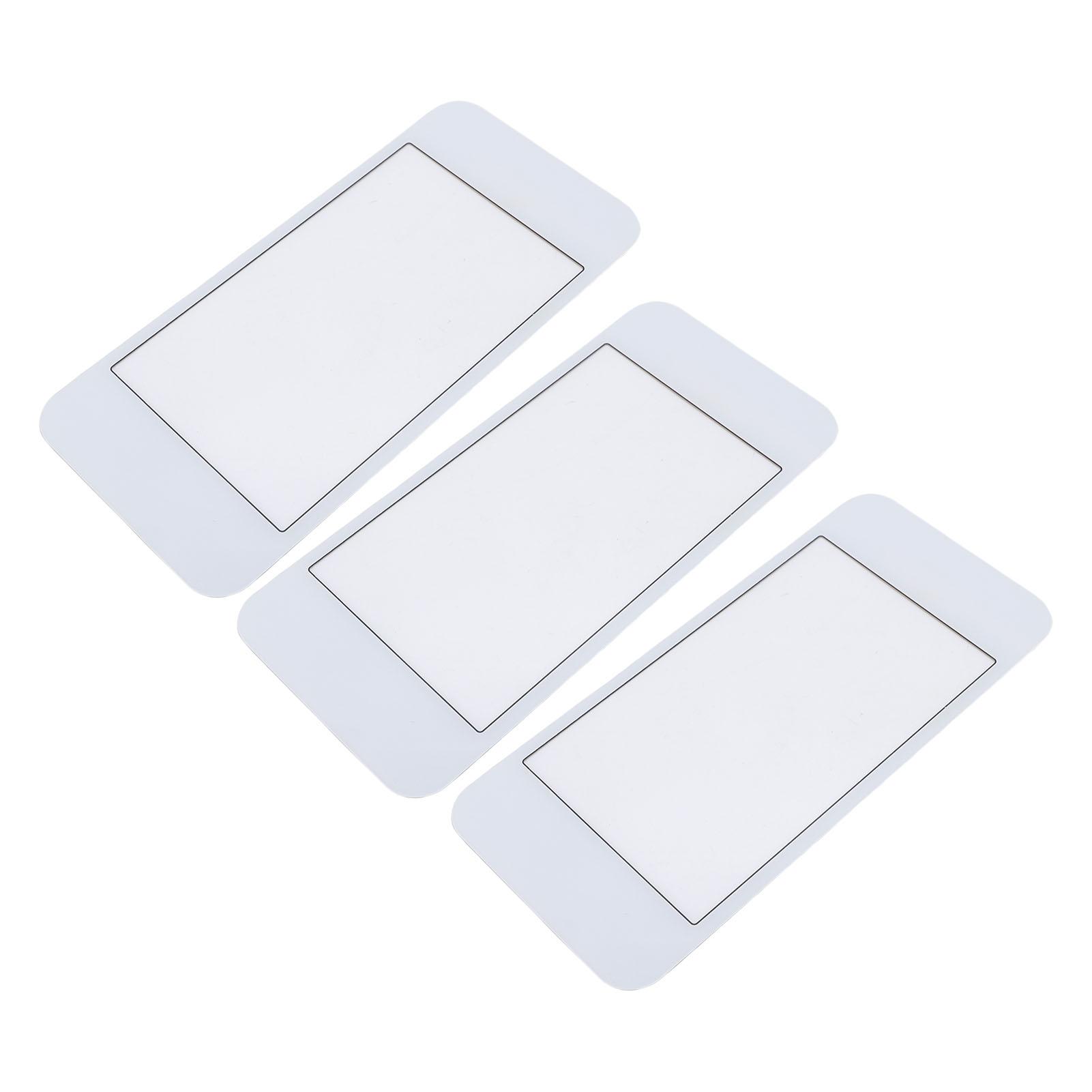 

3 шт. верхняя линза экрана для новой игровой консоли 2DS XL из смолы верхняя сменная крышка линзы экрана с белый