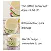 Thickened Fruit Washing Basket Plastic Washing Vegetable Basin Home Use Fruit Tray  Gift