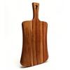 Wood Cutting Board with Handle Charcuterie Board Cheese Bread Vegetables Fruits Serving Board for Kitchen 46x26x1.5cm