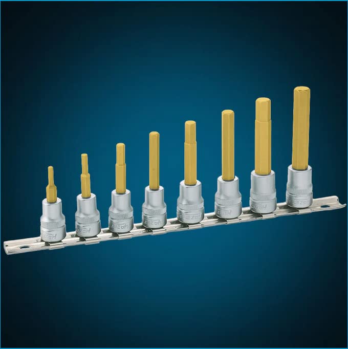 Hazet 8801/8H Hexagonal 3/8" 8-Piece Screwdriver Socket Set