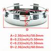 4 Stück 60mm Auto-Radnabenkappe Dekoration Logo Mittelkappe Schutz für Alfa Romeo Giulia Giulietta 159 Mito Spider GTA