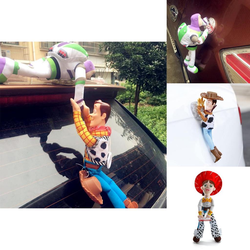 Funny 3d Toy Story Woody And Buzz Car Doll Soft Plush Toy Perfect For Collectors Or As A Gift High Quality Material