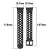 For Huawei Band 9/9 NFC/8/8 NFC Breathable Holes Replacement Band Silicone Watch Strap