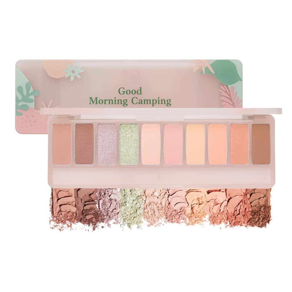 

Play Color Eyeshadow Good Morning Camp 10 Color Palette Eyeshadow Palette 1 piece [Etude Official] / / (x 1)