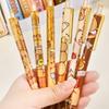 6Pcs Cartoon Cute Capybara Panda Gel Pens Kawaii Quick-Drying Writing Smooth Elegant Neutral Pens Student Stationery Gift