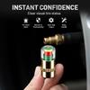 4Pcs Motorcycle Car Tire Pressure Monitor Valve Caps Sensor Indicator Eye Alert Auto Tire Pressure Inspection Tool Tire Valve