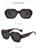 Modern Luxe Polygonal Sunglasses: Men's High-End European-American Street Style