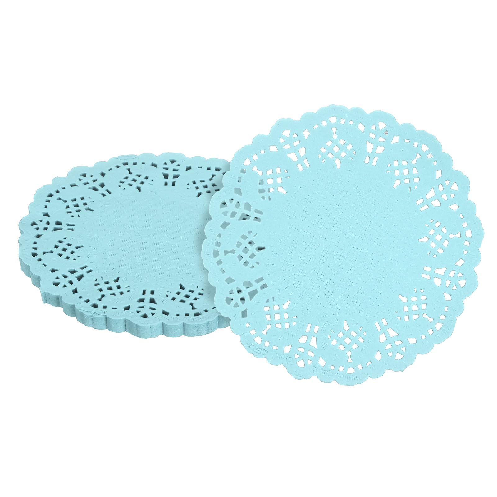 uxcell 50 Paper Doilies 5.5  Lace Paper Doilies Cake Table Plates Disposable Paper Place