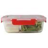 Set of 2 Glass Meal Boxes with Two Compartments 1000 Ml Fackelmann Move Ref. 9941750