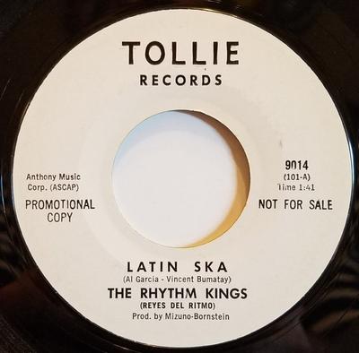 7inch Record RHYTHM KINGS  Latin Ska 9014PROMO Tollie Records 1964 US Latin Used