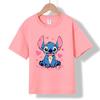 MC-38 MINISO 2026 Summer New Printed Cotton Round Neck T-shirt for Children Aged 1-16, Boys and Girls