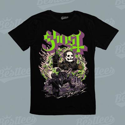 Tricou Unisex Ghost Nameless Ghouls Death Rock Metal Rock N Roll Muzică Bandă Tricou Unisex