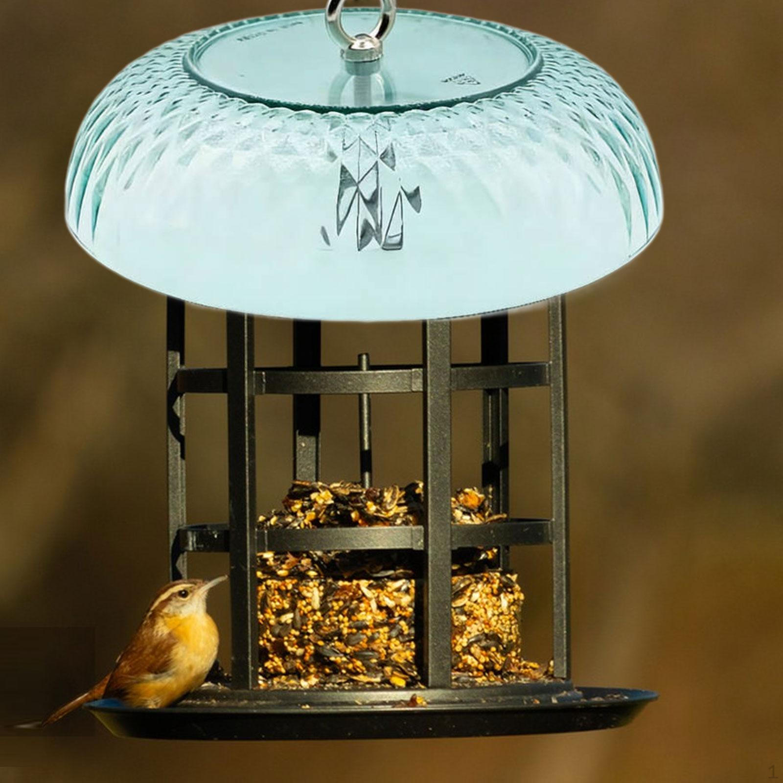 Baffle for Bird Feeders Cover Dome Weather Outdoor Porch Patio House Green