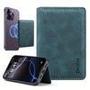 EUCAGR RFID Shielded Credit Card Wallet Magnetic Phone Case 3 Card Slots Faux Leather Secure ID Credit Card Storage, Men'S Gift