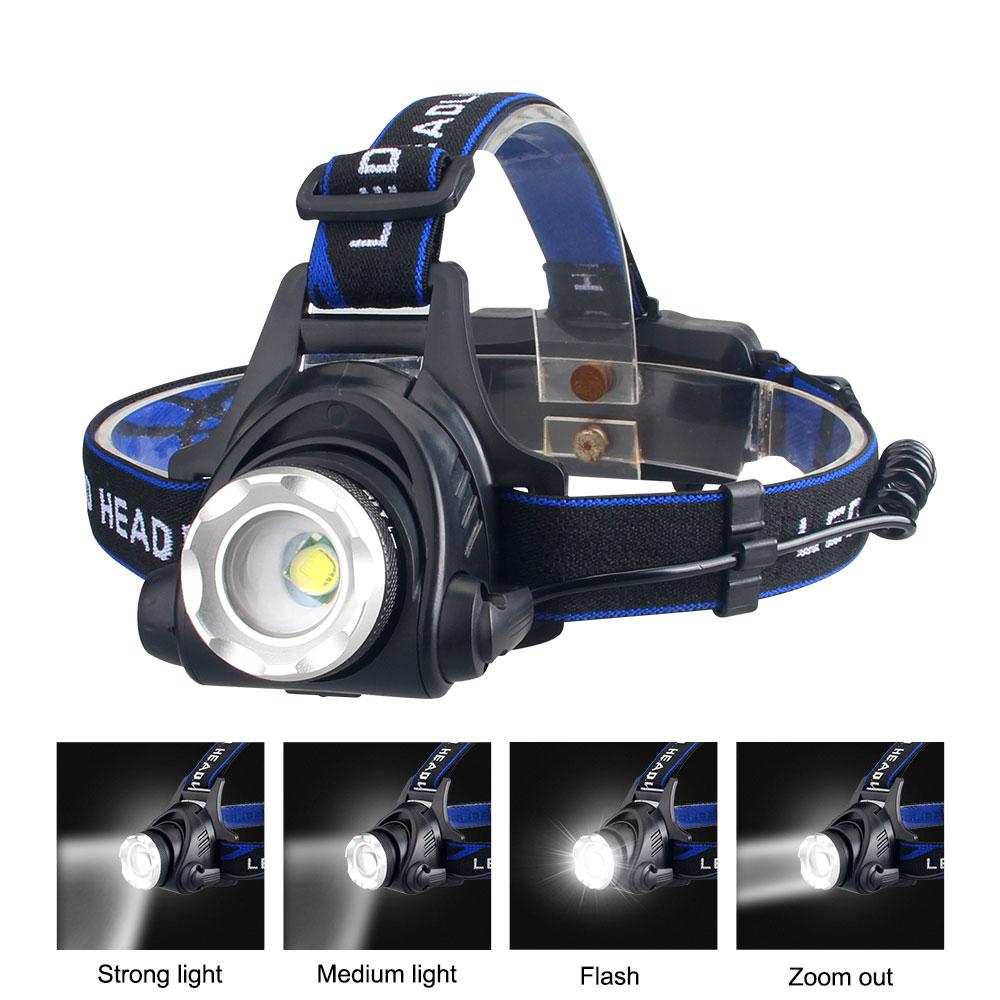 VASTFIRE New RGB LED Headlamp White Zoomable Fishing Headlight Green/UV 395NM Ultraviolet Head Torch Red/Blue Hunting Flashlight