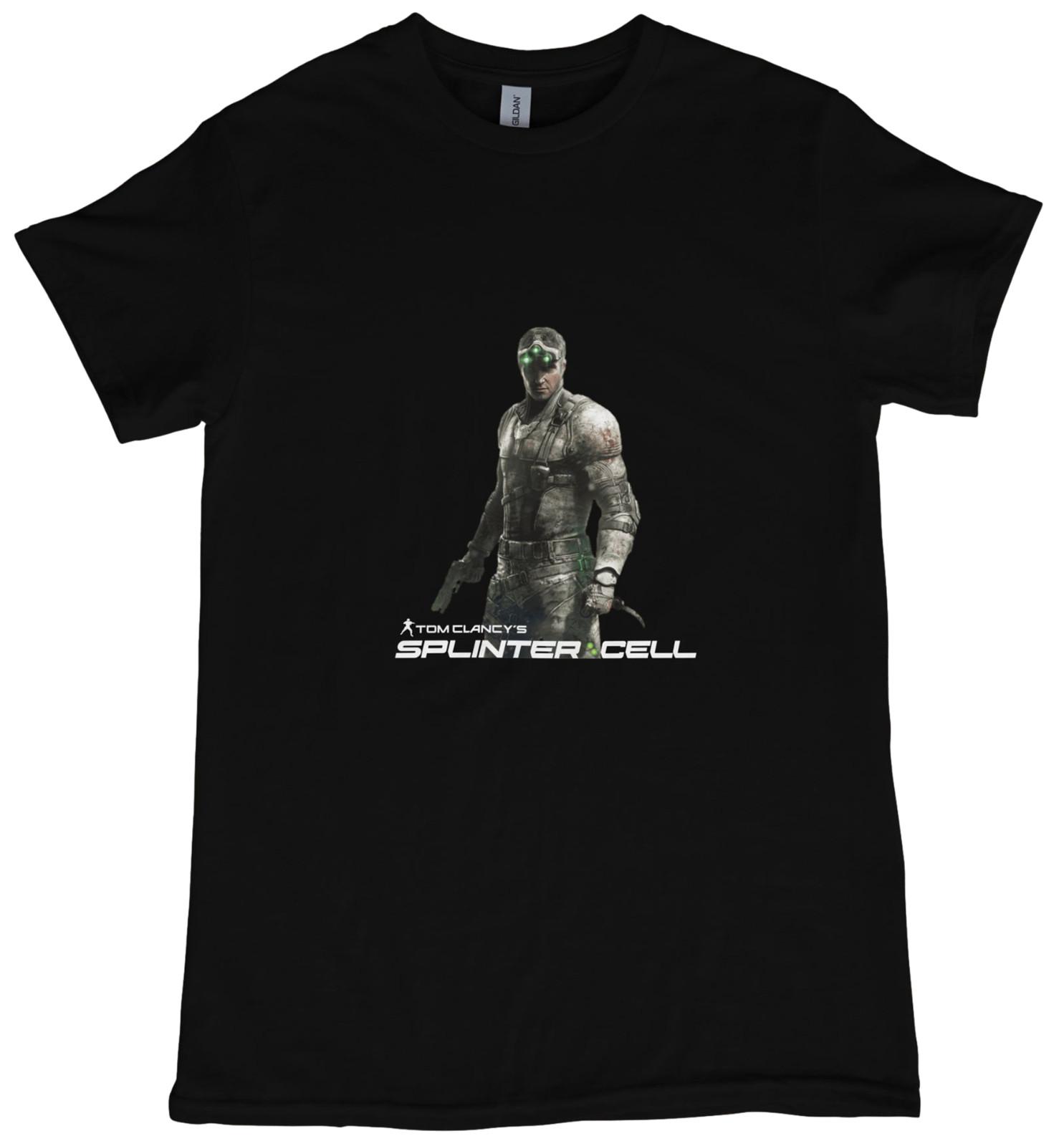 ИГРОВАЯ ФУТБОЛКА SPLINTER CELL Том Клэнси Экшн Приключения Видеоигра Футболка 159 S
