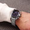 Seiko Prospex Speedtimer Solar-Chronograph Sportuhr blaues Zifferblatt SSC815P1