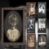3D-Geister-Bilderrahmen mit wechselndem Gesicht, Halloween-Dekoration, Horror-Bastelbedarf, Spukhaus-Party-Dekor, Halloween-Requisiten