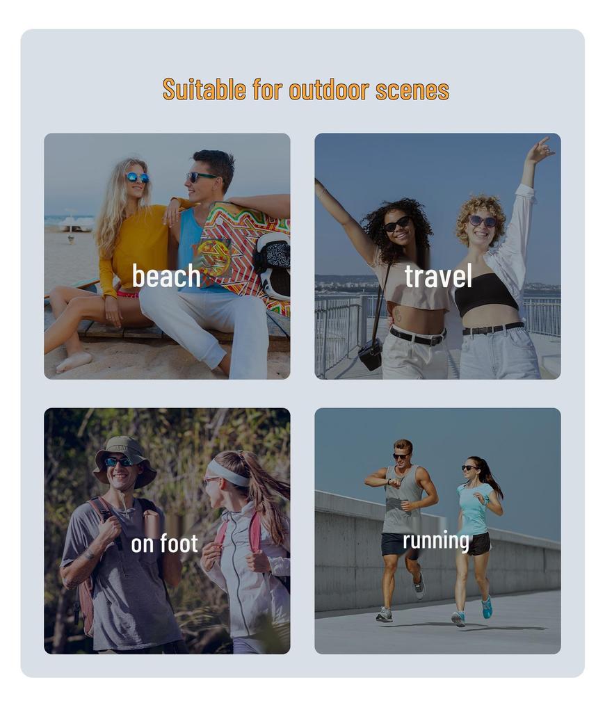 UV400 Polarized Casual Fashion Sunglasses for Men and Women - Stylish Outdoor Sports Eyewear