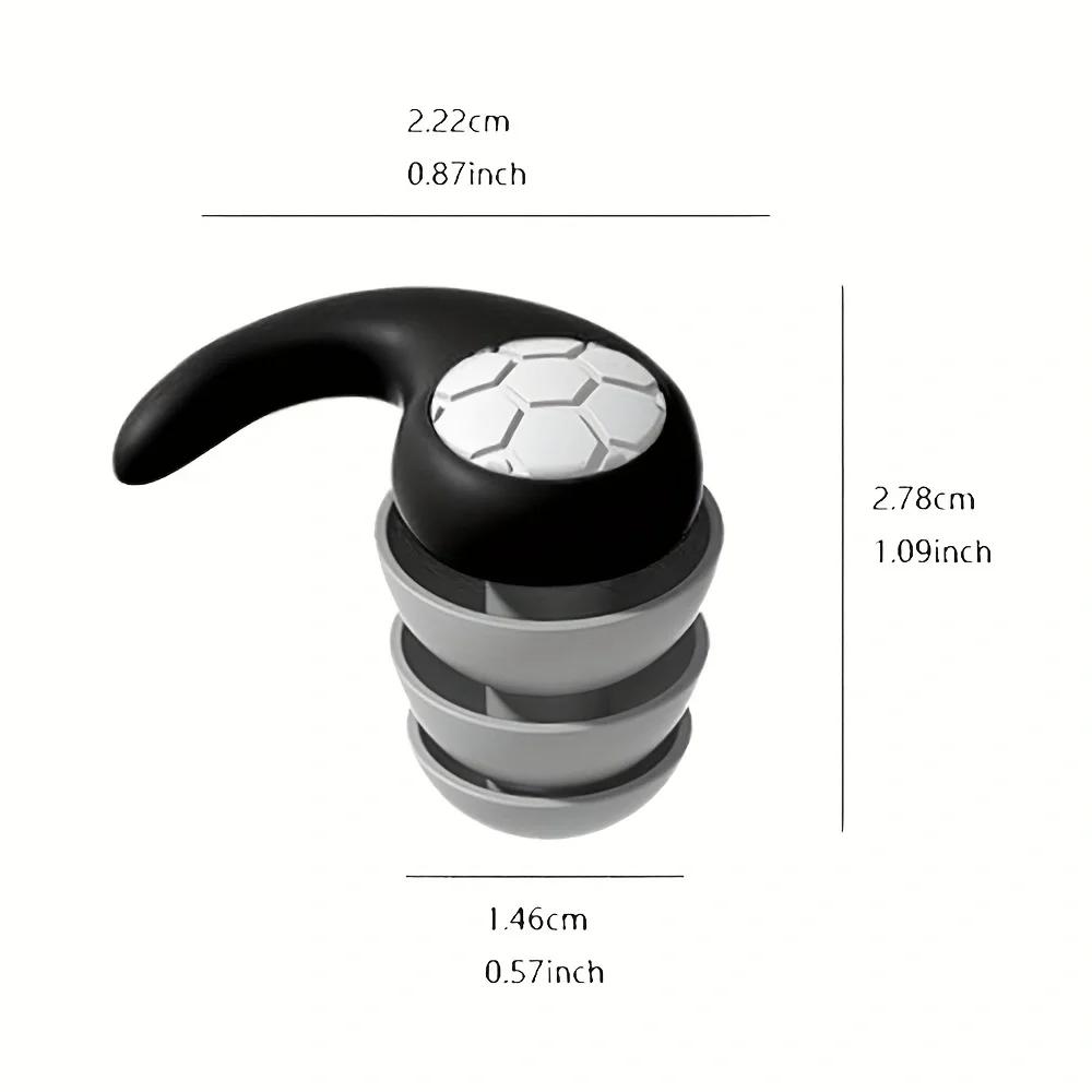 Silikon-Ohrstöpsel Geräuschunterdrückung Wasserdicht Bequeme Passform zum Schlafen Schwimmen Konzerte Schnarchen Blockierend Wiederverwendbar